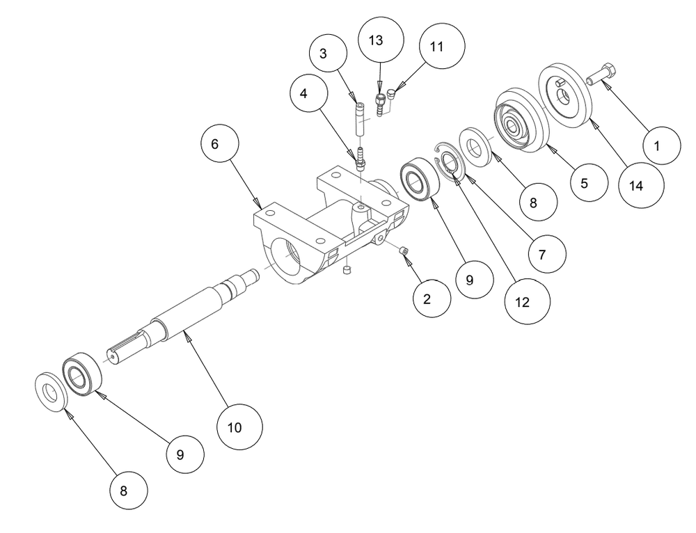 Section 10 Diagram and Parts List for MK-5010S 166929 MK Diamond Concrete Saw